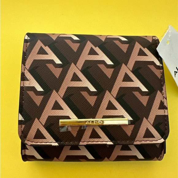 ALDO Brown Small Wallet BNWT - Picture 3 of 5